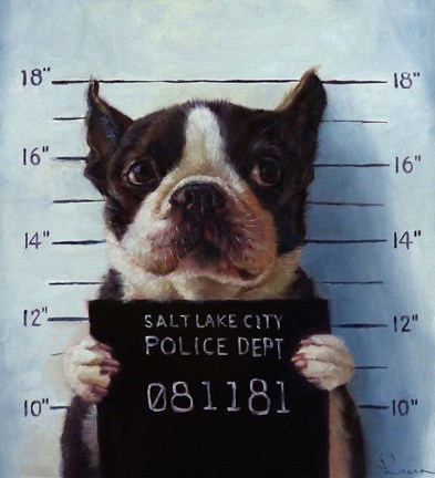 Framed Mug Shot Print