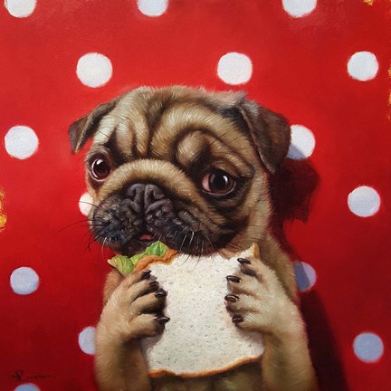 Framed Pugalicious Print