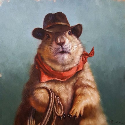 Framed Underground Cowboy Print