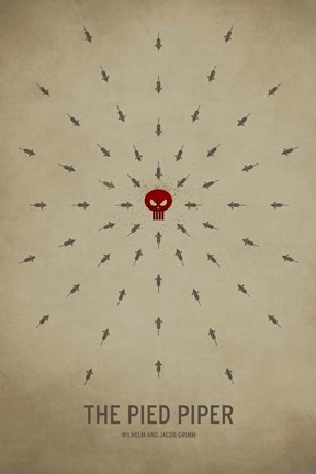 Framed Pied Piper Print