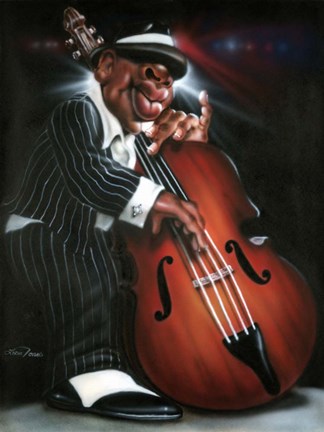 Framed Jazzman D Print