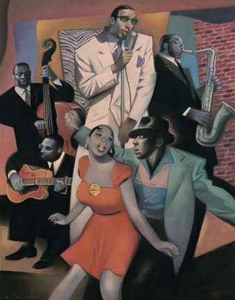 Framed Club Zanzibar Print