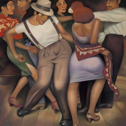 Framed Latino Jazz Print