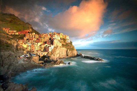 Framed Cinque Terre, Italia Print