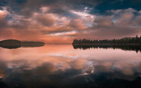 Framed Western Sunset Print