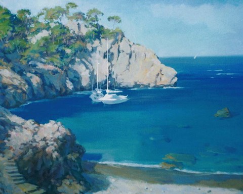 Framed Cala Secreta Print