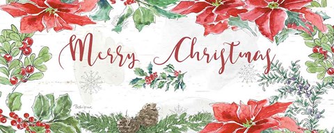 Framed Farmhouse Holidays Merry Christmas Print