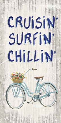 Framed Beach Time IV Print