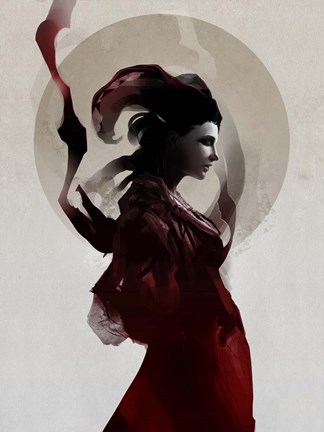 Framed Slither Print