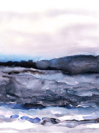 Framed Layers of Colour 2 Print