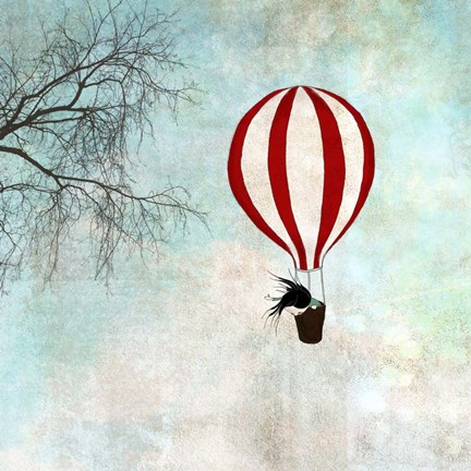 Framed Up in the Air Print