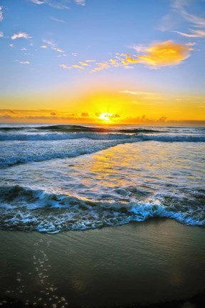 Framed Twin Waters Down Print