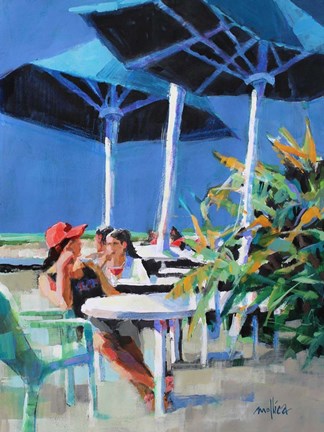 Framed Red Cap Print