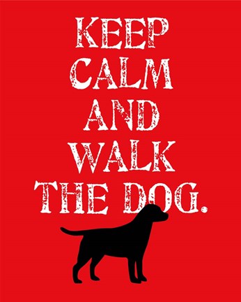 Framed Keep Calm (Labrador) Print