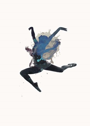 Framed Ballerina Floating Print