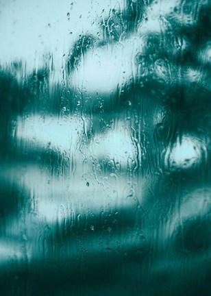 Framed Blue Motion Print