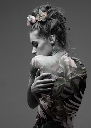 Framed Jungle Fashion 1 Print