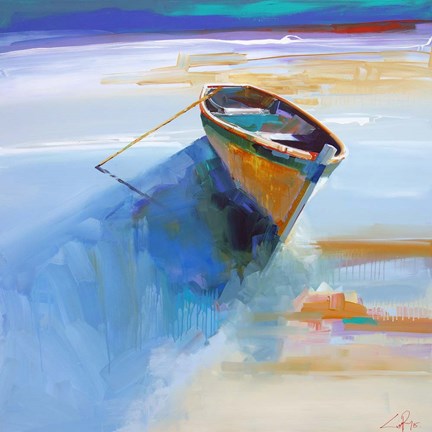 Framed Low Tide 1 Print