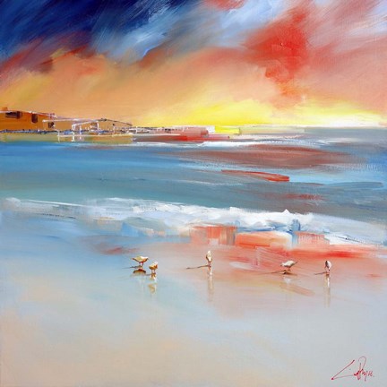 Framed Over the Club Print