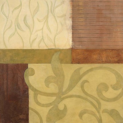 Framed Garden Terrace I Print