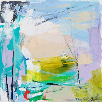 Framed Violet Vigor III Print