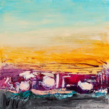 Framed Whispered Wanderlust II Print