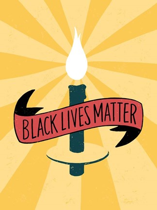 Framed Black Lives Matter - Candle Print