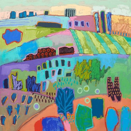 Framed If Happy Was a Landscape Print