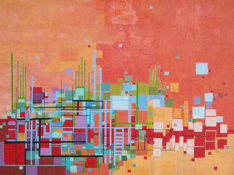 Framed Beach Party Print