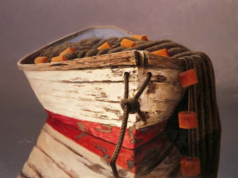 Framed Swampscott Dory Print