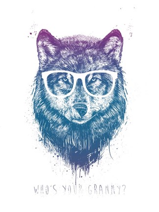 Framed Who&#39;s Your Granny Print