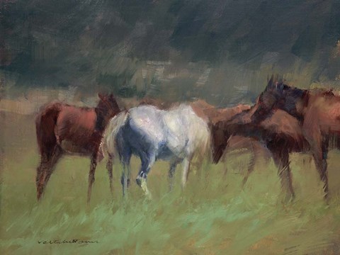 Framed Southern Horses Print