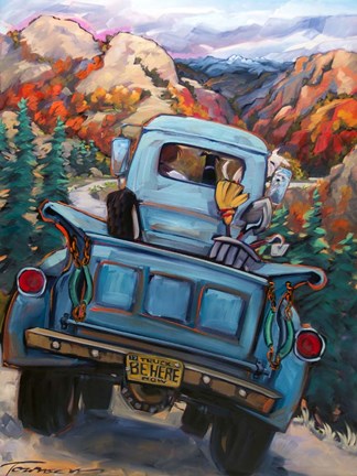 Framed Be Here Now Print