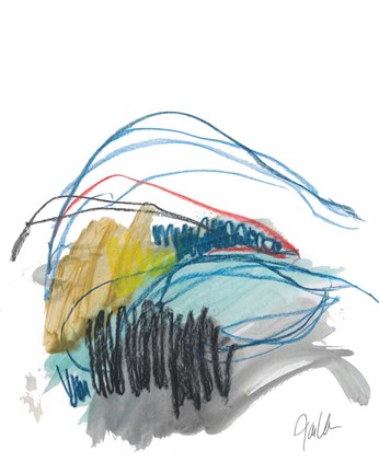 Framed Abstract Landscape No. 19 Print