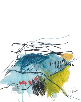 Framed Abstract Landscape No. 35 Print