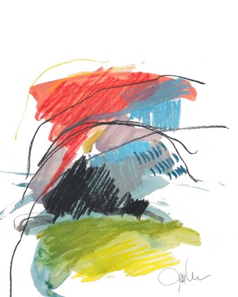 Framed Abstract Landscape No. 40 Print