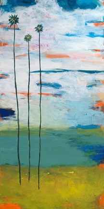 Framed Desert Palms Print