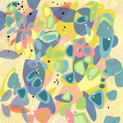 Framed Falling on Water 1 Print