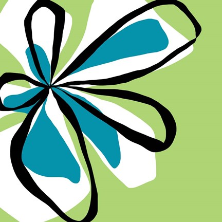 Framed Oh So Pretty - Green Print