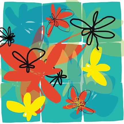 Framed Pop Goes Space One Print