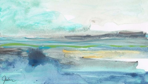 Framed Tempestuous Sea Print