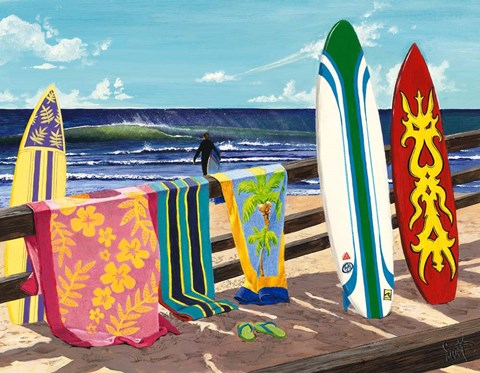 Framed Warm Weather Gear Print