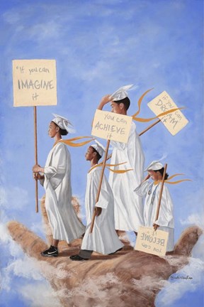 Framed What the Future Holds Print