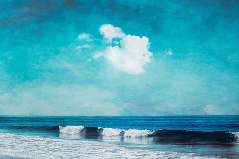 Framed Sea Blues Print