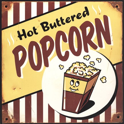 Framed Popcorn Print