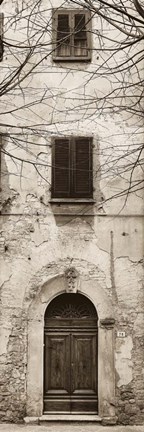 Framed La Porta Via, Volterra Print