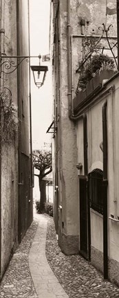 Framed La Strada, Portofino Print