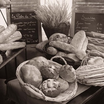 Framed Les Pains No. 2 Print