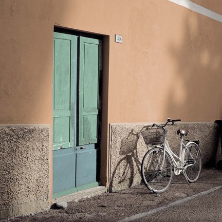 Framed Liguria Bicycle Print
