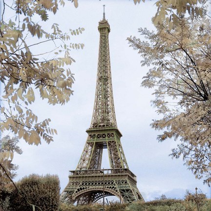 Framed Tour Eiffel au Printemps Print